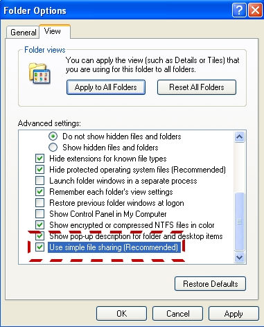 Sharing Files Between Windows 8 And Xp