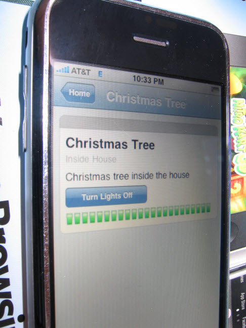 iPhone Remote Control Christmas Lights On iPhone Remote Control Christmas Lights On