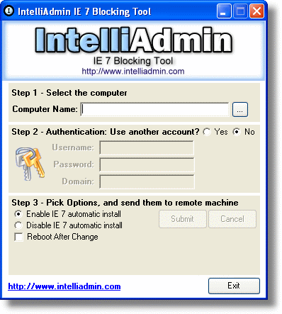 IE7 Blocking Tool