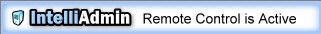 IntelliAdmin 3.0 Status Window