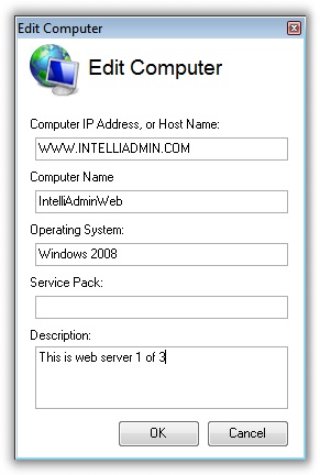 IntelliAdmin 4 Edit Computer