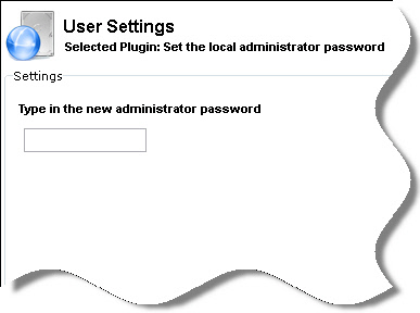 Set Local Admin Password