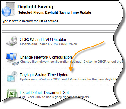 Network Administrator DST Update