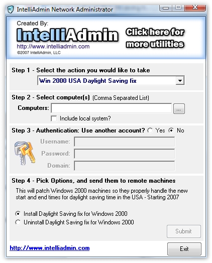 Network Administrator Daylight Saving Time Fix