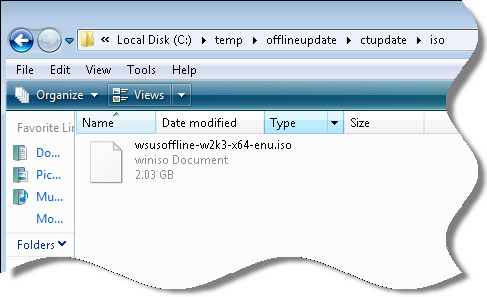 Offline Update ISO