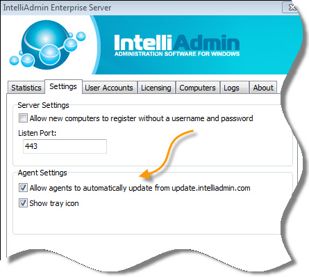 Reflector Agent Settings