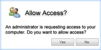 Remote Control Client Ask Permission Server