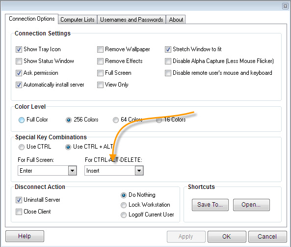 Remote Control Client CAD