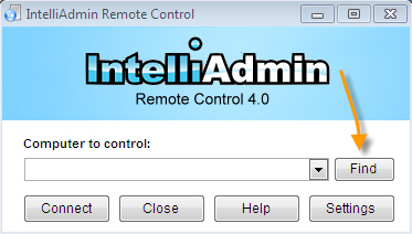 Remote Control Client Find Window