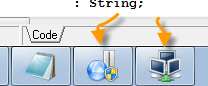 Remote Control and Network Administrator Icons