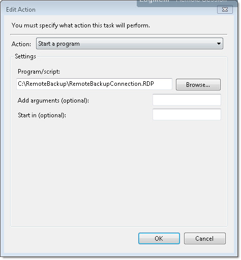 Remote Desktop Schedule Task