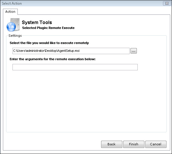 Remote Execute Plugin