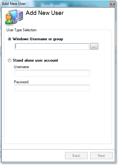 Enterprise Server Account Types