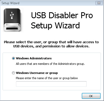 USB Disabler Pro Setup Wizard