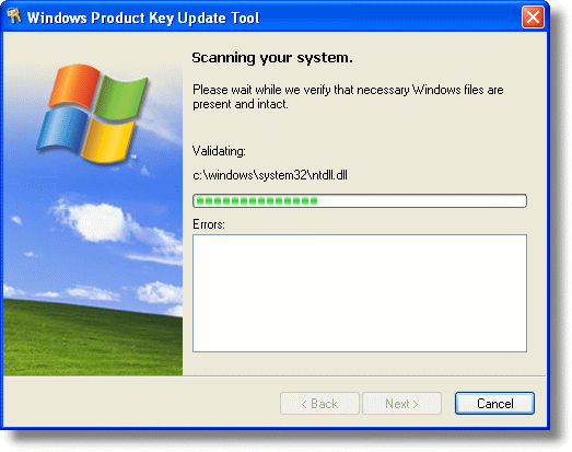 Update your Windows XP SP2 Serial number  Remote Administration For 