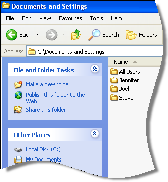 Documents and Settings