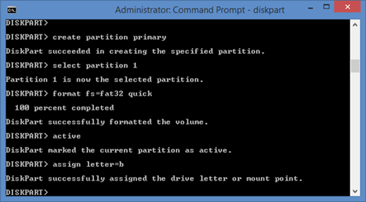 Format Boot Partition