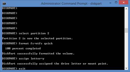 Format Windows Partition