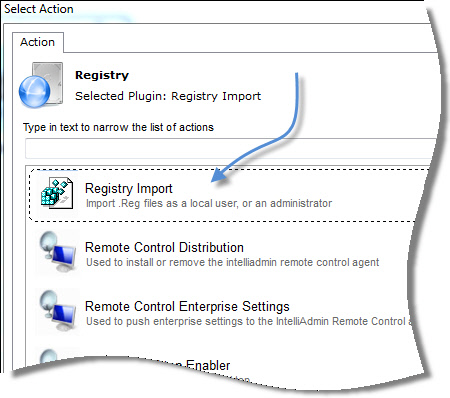 Import Reg File Plugin