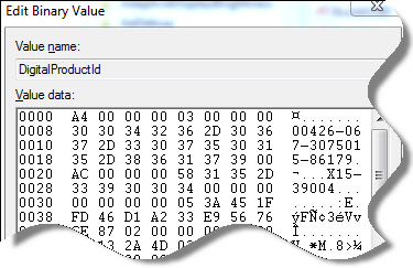 Product ID Encrypted