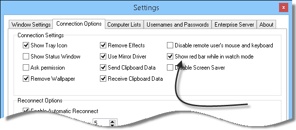 Watch Mode Setting