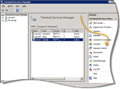 Shadow Terminal Session