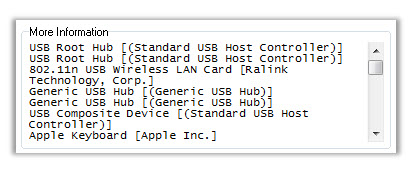 USB Device Report Output