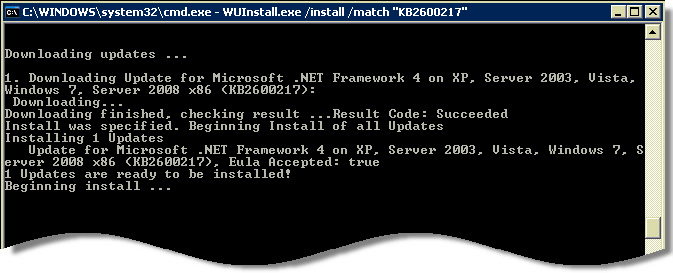 WUInstall Install