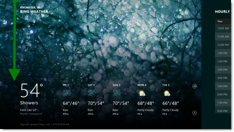 Windows 8 Weather
