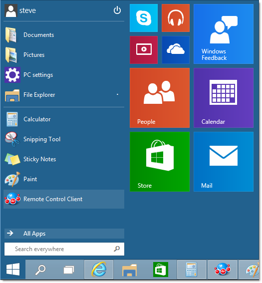 Windows 10 Start Menu