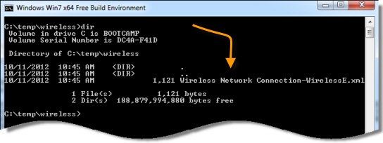 Wireless Export File