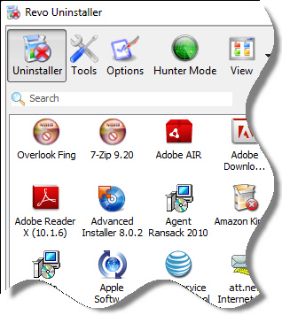 Revo Uninstaller Main