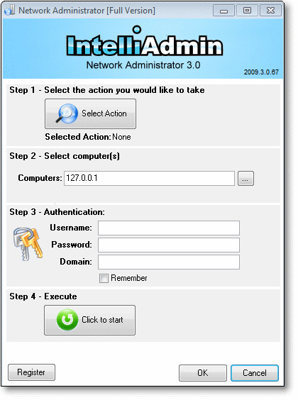 Network Administrator screen shot