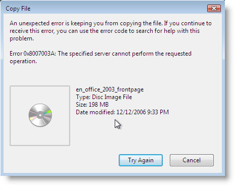 Windows 7 File Retry